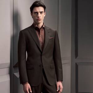 HARCHOY Wedding Hot Selling New Product Italian <strong>Suits</strong> For Men Single Breasted Brown Man Slim <strong>Fitting</strong> <strong>Suit</strong> 2 Pcs Set <strong>Best</strong> - Product Image 1