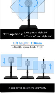 Oem đứng Chiều cao có thể điều chỉnh 100*100mm xoay khung tất cả-trong-một Máy tính để bàn hiển thị máy tính gắn kết mới tất cả-trong-một - Product Image 4