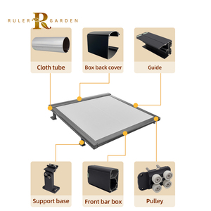 Ngoài Trời Có thể thu vào dù để che nắng Patio cơ giới mái hiên khung nhôm ngang mái gắn tùy chỉnh nhà kính mái hiên - Product Image 3