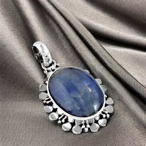 Attrayant Kyanite Gemstone Pendentif en argent Pendentifs fins et breloques - Product Image 2
