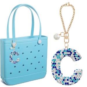 26 Letter <b>Charms</b> for Bogg <b>Bag</b> Accessories Bogg <b>Bag</b> <b>Charms</b> Keychain for Women Girls Letter <b>Charms</b> for Beach Tote <b>Bags</b> - Product Image 4
