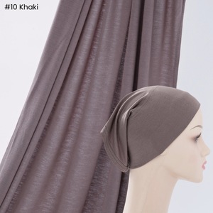 Chapeau bob et écharpe pour femme en coton mercerisé à bord frisé, couleur unie, de haute qualité, pour toutes les saisons - Product Image 6