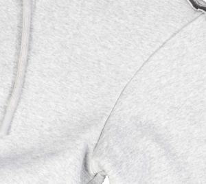 Conjunto Deportivo Personalizado de Otoño para Hombre, Sudadera con Capucha Corta y Cremallera, Pantalones Deportivos Holgados de Algodón Grueso con Rayas Laterales - Product Image 6