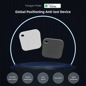 MFI Certified Ppid Locator Key Finder Hot Sellers Waterproof Smart GPS Tracker Pet Locator Anti-Lost Device With Find My Tags