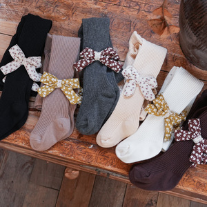 <span class=keywords><strong>Leggings</strong></span> di abbigliamento esterno in maglia da <span class=keywords><strong>bambina</strong></span> in cotone Mori - Product Image 2