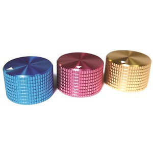 Bộ Khuếch Đại Chiết Áp Âm Thanh Xoay Bạc Anodized Nhôm Tùy Chỉnh Núm Hình Vòm Kim Loại Crôm Mặt Số - Product Image 3