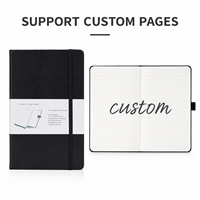 Stock disponible, pour négociations professionnelles, carnet en similicuir avec sangle, plusieurs couleurs, pour notes de cours, direct usine