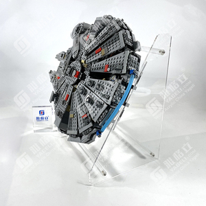 सजावट के लिए लोकप्रिय स्पष्ट ऐक्रेलिक उच्च गुणवत्ता वाली मिलेनियम फाल्कन डिस्प्ले स्टैंड - Product Image 1