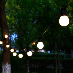 <b>Led</b> <b>Light</b> Strings S14 Outdoor Camping Decorative <b>Lights</b> G50 Filament Bulbs For Garden Christmas Solar Powered String <b>Lights</b> - Product Image 4
