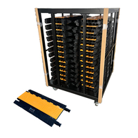 Protection de câble en TPU à 5 canaux, durable, conforme ADA, pour événements et expositions