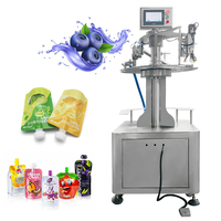 Machine de remplissage et de scellage de sachets à bec verseur 180ml 250ml 280ml pour liquides, gelées, jus d'orange et sauces