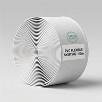Plinthe flexible en vinyle pour revêtement de sol, moulure de plinthe en caoutchouc, vente chaude, directement de l'usine