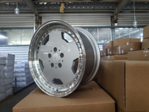 Cerchi Forgex Staggered 17 18 19 Pollici Argento 5X112 Flow Forming per <span class=keywords><strong>Mercedes</strong></span> <span class=keywords><strong>Benz</strong></span> W124 <span class=keywords><strong>W126</strong></span> W140 W201, Cerchioni per Auto Passeggeri - Product Image 3
