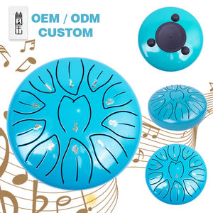 Logotipo personalizado e impreso <span class=keywords><strong>Fanbao</strong></span> Lakeblue 6 pulgadas 11 tonos Tambor de lengua de acero Tendencia de moda Regalos novedosos - Product Image 1