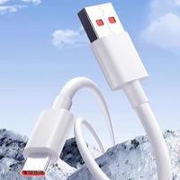 Kabel Data Tipe-C 120W Gold-Label untuk vivo Xiao dan Mi Mendukung Pengisian Daya Super Cepat dengan Tampilan Desimal Kualitas Bagus