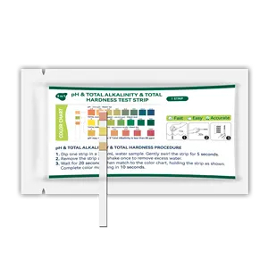 饮用水低检测范围酸碱度、总碱度、硬度水测试试剂盒