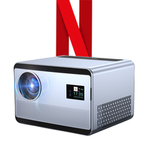 Nativo 1080P 4K Smart TV Android 13 Proyector Auto Focus Keystone 600 ANSI Conectividad USB 3D NTV Auto Focus Keystone Beamer