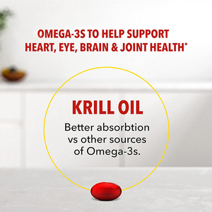 Complément alimentaire d'extraits d'huile de krill oméga 3 haute puissance, 130 gélules molles avec huile de poisson pour femmes et hommes, soutient la santé - Product Image 3