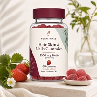 Gummies OEM naturelles au collagène et biotine pour cheveux, peau et ongles – Soutien multivitaminé hydratant pour cheveux, peau et ongles