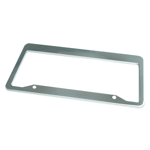 Özel Metal ön ve arka plaka paslanmaz çelik alüminyum plaka çerçevesi özel tasarım logosu mevcut - Product Image 2