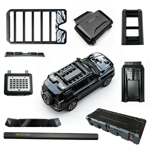 Aluminum Car Roof Luggage Rack Baskets Side Ladder Side Box Side Tent Roof Box Loading Series for Haval H9 - Product Image 1