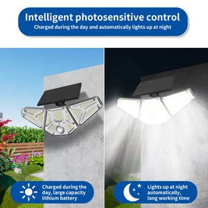 GCOYS Hot Selling Wireless Outdoor Waterproof LED Wall <b>Flood</b> <b>Light</b> Solar Powered With Motion Sensor - Product Image 6