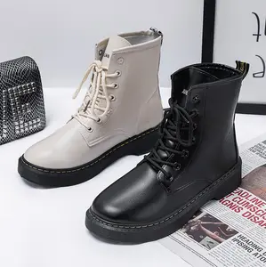 Boot Pergelangan Kaki Wanita Nyaman Kasual Fashion Tren Desain Baru Musim Gugur/Musim Dingin Terbaru