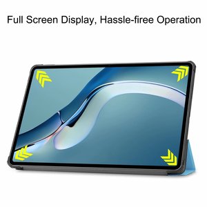 Funda inteligente de cuero con soporte plegable para tableta <span class=keywords><strong>Huawei</strong></span> <span class=keywords><strong>MediaPad</strong></span> <span class=keywords><strong>Pro</strong></span> 12.6 " 2021 - Product Image 3