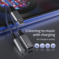 2 In 1 Audio Splitter USB C auf 3,5 Buchse Kopfhörer Audio kabel Typ C Audio adapter Für Samsung