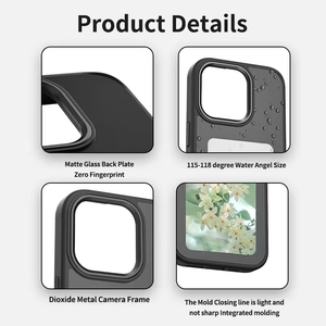 OEM App Chống-Ngón Tay HD 480*480 E Ink Màn Hình Hiển Thị Thông Minh Bìa Cho iPhone 16 13 14 15 Pro Max NFC TPU Điện Thoại Trường Hợp Mới Xu Hướng - Product Image 5