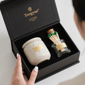 Caja de papel Kraft ecológica rentable personalizada, caja de regalo para estampado de lámina de oro de vela - Product Image 2