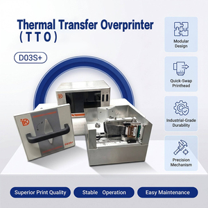 D03S+ Automatischer Verfallsdatum-Drucker <span class=keywords><strong>Leadjet</strong></span> Thermotransfer-Überdruckgerät mit 32mm Druck auf Verpackungs-Etikettiermaschine TTO-Drucker - Product Image 1
