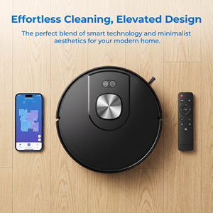 Smart Robot Vacuum Cleaner, Strong Suction Robotic Vacuum with APP/WiFi Control, Wet Dry for Pet Hair, Hard Floor Carpet - Product Image 4