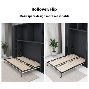 <span class=keywords><strong>Letto</strong></span> a Scomparsa Integrato con Hardware per Letti a Muro Nascosti, Ribaltabile Frontalmente, Misure Full Queen King - Product Image 3