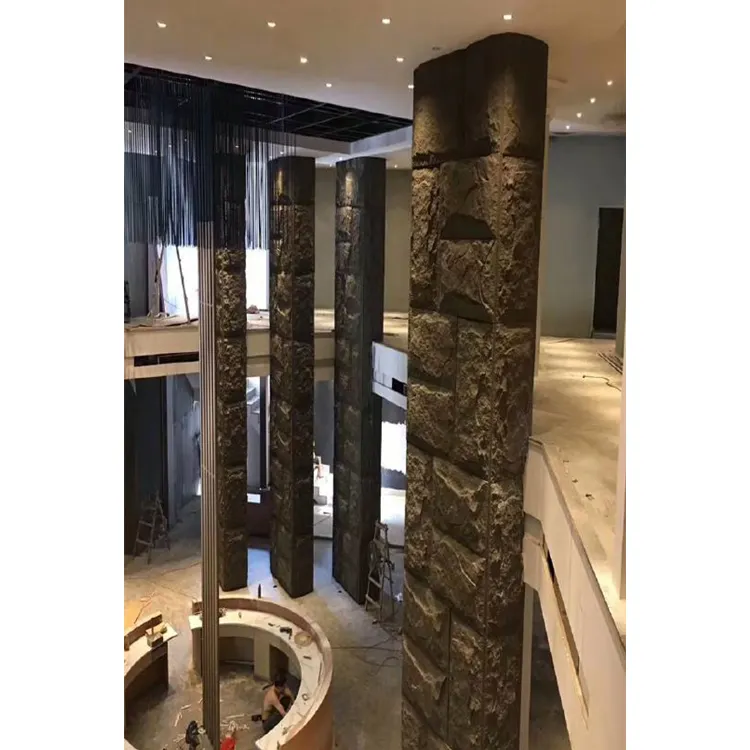 Декоративный настенный декоративный пенополиуретановый Каменный Шпон 600x1200