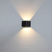 Lámpara de Pared Solar IP65 Impermeable con 3 Paneles Solares, Decoración para Exteriores, Jardín, Patio, Lámpara de Pared Exterior, Iluminación para Cercas