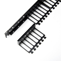 Panneau de brassage mural vierge 19 pouces 24 ports RJ45 UTP Cat5e Cat6 Cat6A pour gestion de câbles réseau, 1U, avec connecteurs Keystone modulaires
