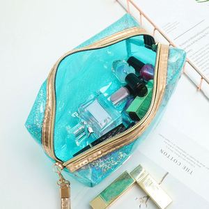 Wholesale Price Newly Style Large Capacity <b>Transparent</b> Laser PVC Handheld Storage <b>Makeup</b> <b>Bag</b> - Product Image 2