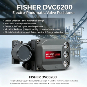 Válvula de Control Neumática Nueva y Posicionador de Válvula DVC 6200 para Control de Flujo y Presión - Product Image 1