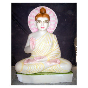 Hecho a mano Divine Lord Buddha Marble Murti - Product Image 1