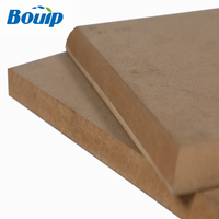 Feuille de MDF de haute qualité en gros directe d'usine 1220*2440*18mm sans formaldéhyde pour plaque de porte de garde-robe
