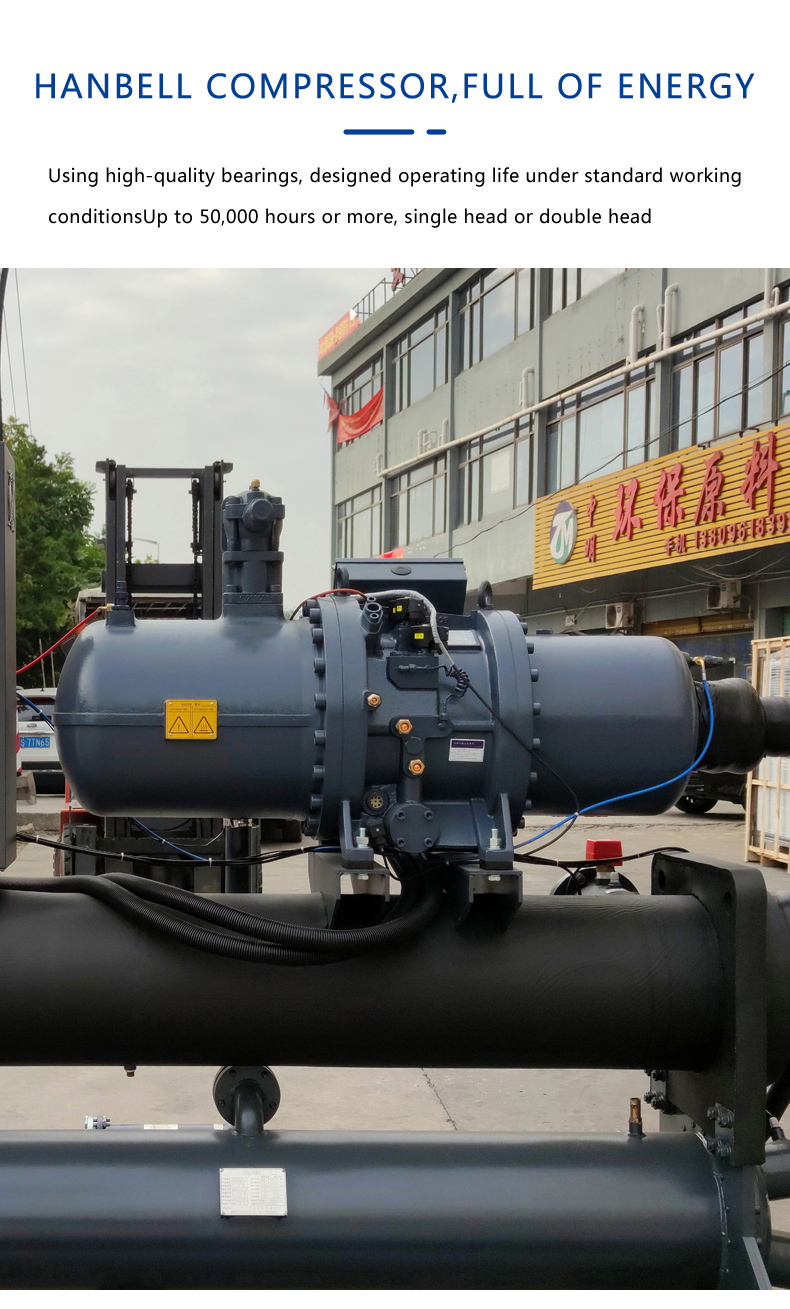 air condition system Screw water chiller manufacturer double Compressor