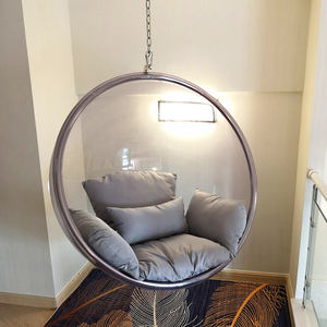 Round Swivel Clear Acrylic Nordic Hanging <strong>Chair</strong> Swing Balcony Leisure Sofa Acrylic Bubble <strong>Chair</strong> With Stan Lounge <strong>Chair</strong> - Product Image 2