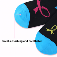 Chaussettes de compression personnalisées 20-30 Mmhg pour la course à pied au genou pour la vie quotidienne