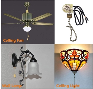 Quạt Trần chuyển đổi ánh sáng Zing tai kéo chuỗi ZE-109 ON-OFF tốc độ với kéo chuỗi Tương thích với người hâm mộ Trần Đèn Tường Đèn - Product Image 5