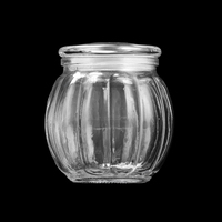 Tempat Lilin Kaca Transparan Bentuk Pohon 22oz Tahan Panas Dapat Didaur Ulang Dengan Tutup Stoples Kosong Lilin Aroma Rumah Natal
