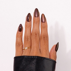 <span class=keywords><strong>Uñas</strong></span> Postizas Color <span class=keywords><strong>Rojo</strong></span> Marrón Ojo de Gato con Brillo Fino y Alto Brillo, Forma Almendrada, Venta al por Mayor, <span class=keywords><strong>Uñas</strong></span> Postizas de Calidad Profesional para Mujer, <span class=keywords><strong>Uñas</strong></span> de Lujo - Product Image 3