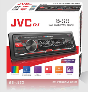 <span class=keywords><strong>Autoradio</strong></span> <span class=keywords><strong>JVC</strong></span> RS-5255, radio FM, RCA, subwoofer, lecteur de carte, lecteur USB MP3, stéréo automobile - Product Image 1