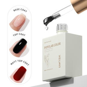 XEIJAYI Nouveaux Fournisseurs Marque Privée Base et Top Coat Mat Effet <span class=keywords><strong>Diamant</strong></span> Gel UV Longue Durée Usage Professionnel Salon DIY Vente en Gros Usine - Product Image 1