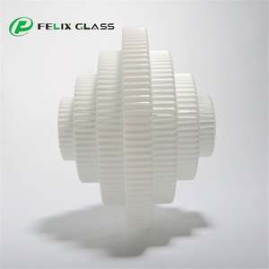 Cúpula de Cristal Blanco Ópalo para Lámpara Colgante, Tamaño Mediano, con LED Regulable para Cuidado de la Vista, Iluminación Interior/Exterior - Product Image 5